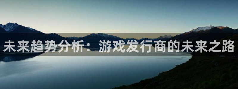 新宝GG官网注册平台登录入口：未来趋势分析：游戏发行商的未来之路